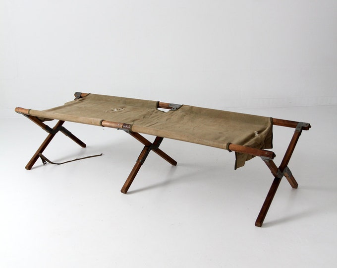 Vintage Army Cot Etsy
