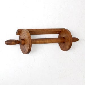 vintage wooden wall mount towel rack