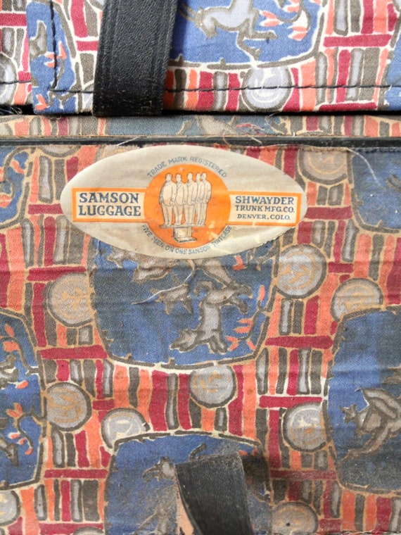 Antique Samson Shwayder Trunk Mfg Co Suitcase - Etsy