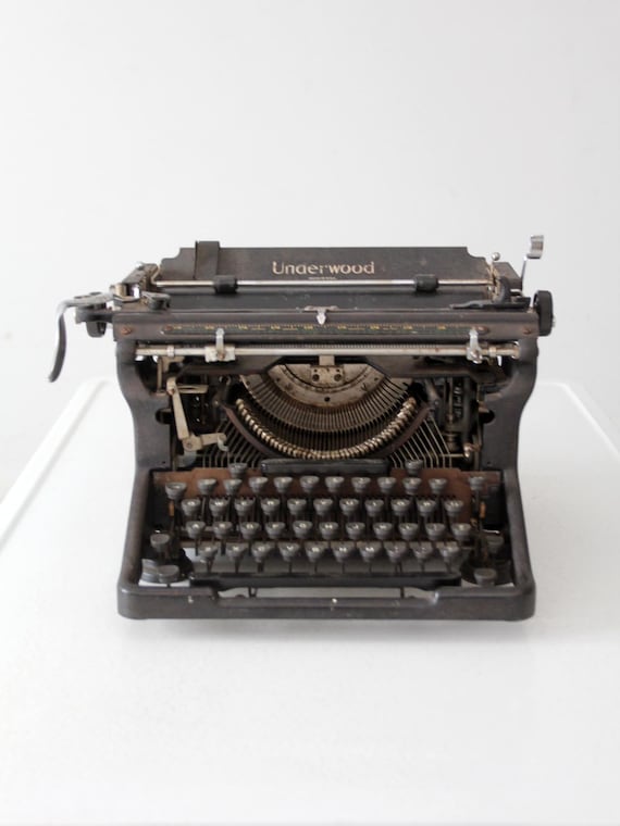 アンティークのアンダーウッドスタンダードタイプライター - Etsy 日本