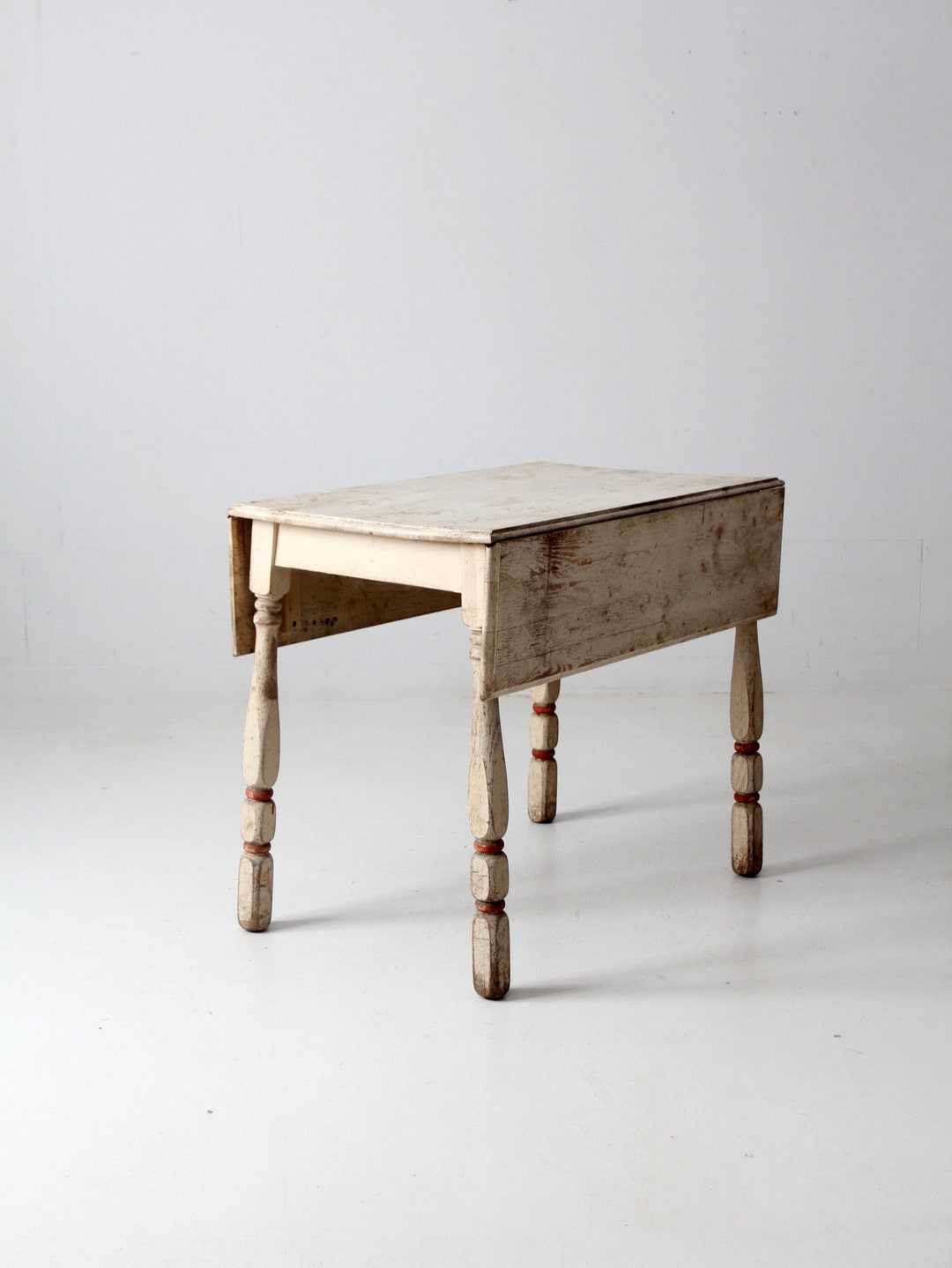 Antique Painted Drop Leaf Kitchen Table - Etsy