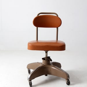 vintage industrial swivel desk chair
