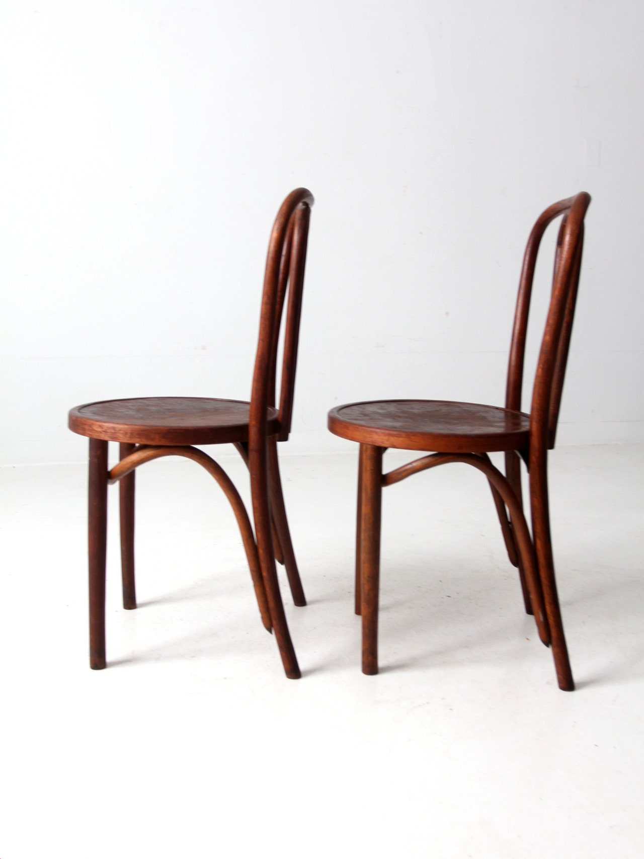 1940s Bentwood Cafe Chairs Pair, Northern Chair Co. - Etsy