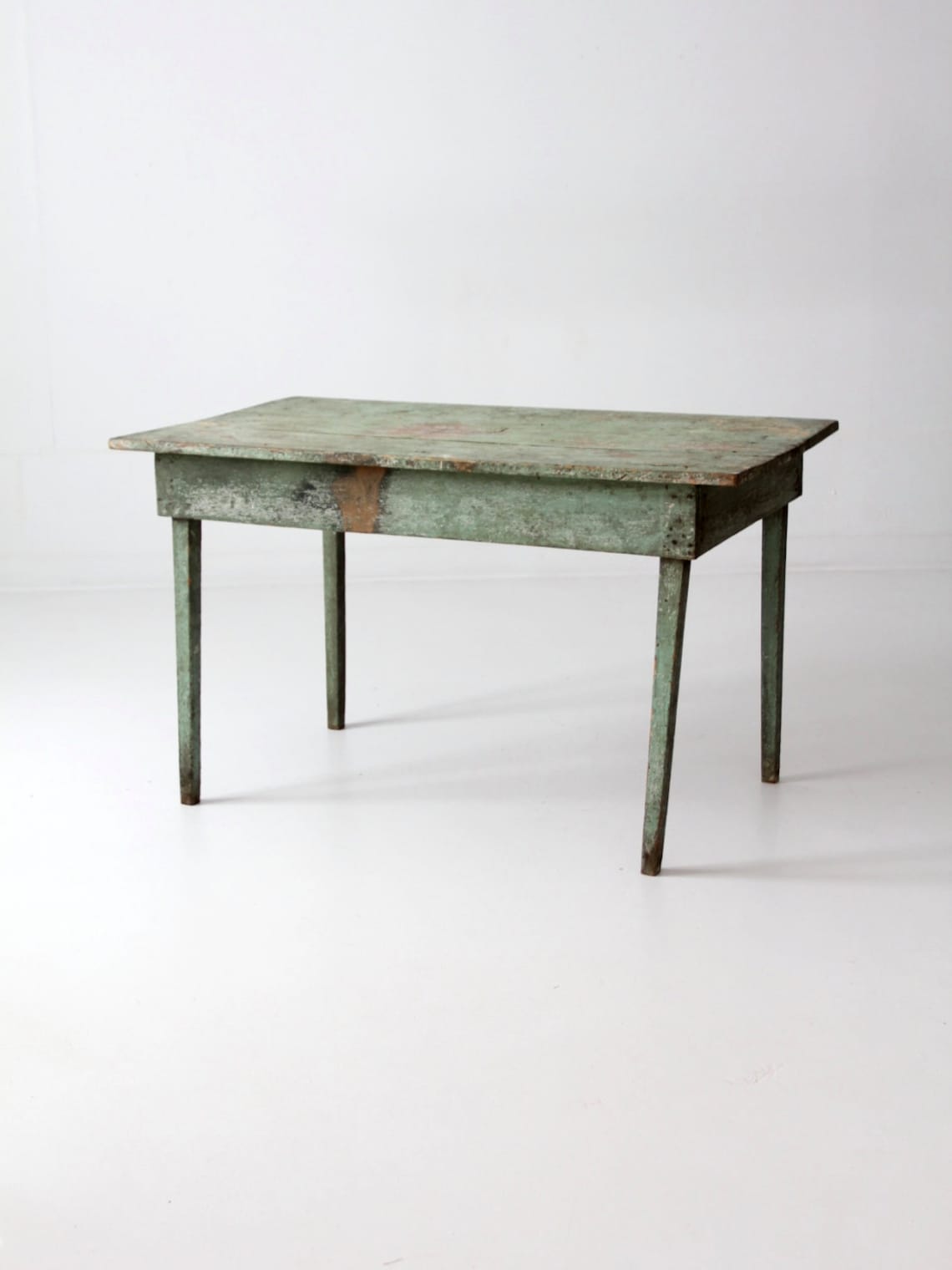 RESERVE primitive kitchen table antique painted country Etsy