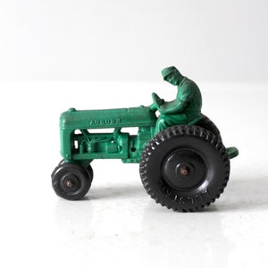 vintage Auburn Rubber Co toy tractor