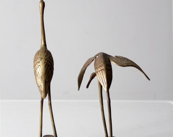 ミッドセンチュリーの真鍮製鳥の置物（ペア） - Etsy 日本