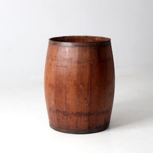 antique stave barrel
