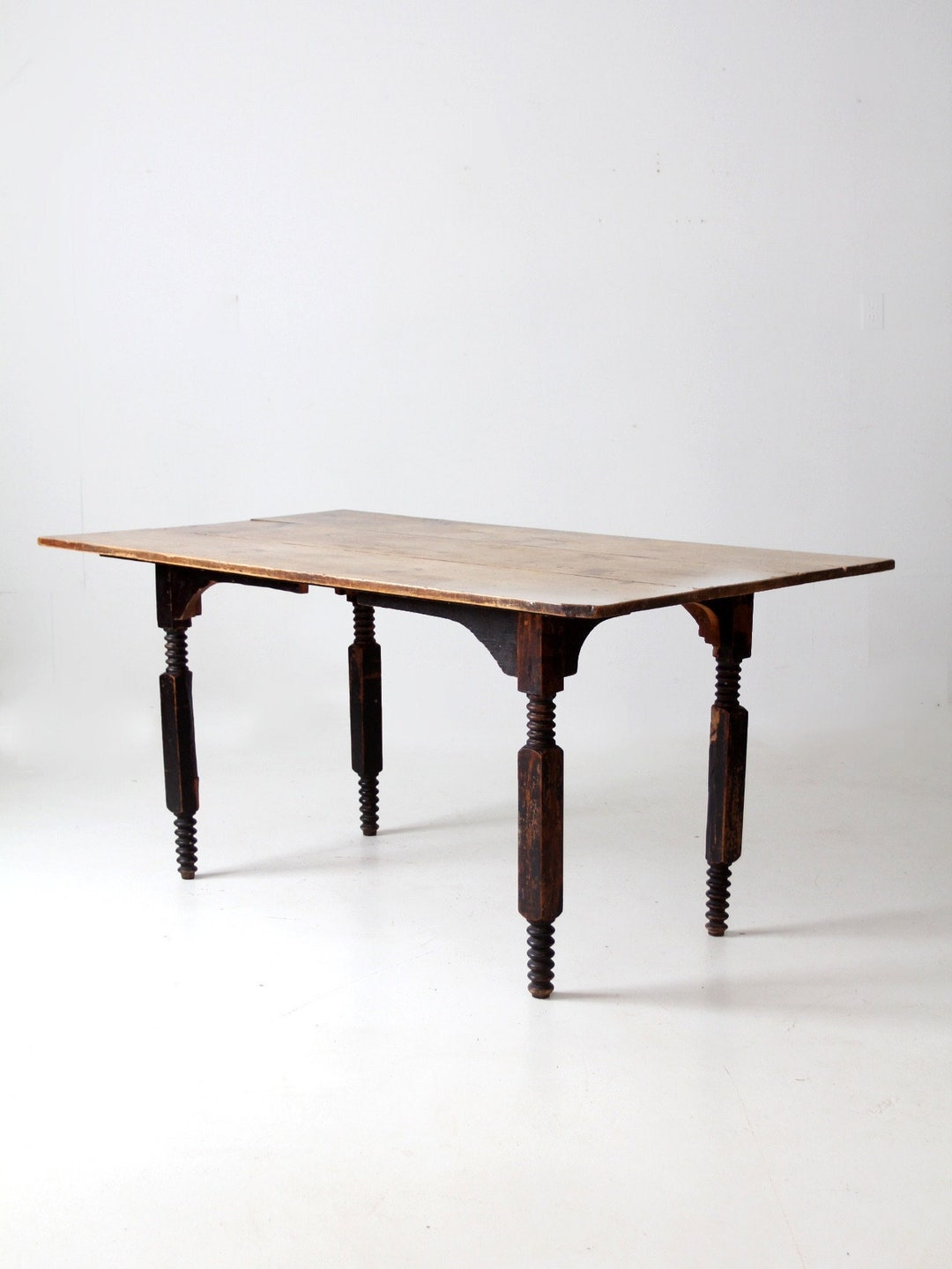 Antique Wood Dining Table - Etsy