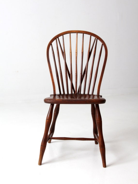 Antique Nichols & Stone Windsor Chair - Etsy