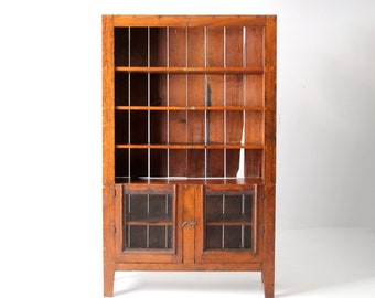 antique primitive cabinet