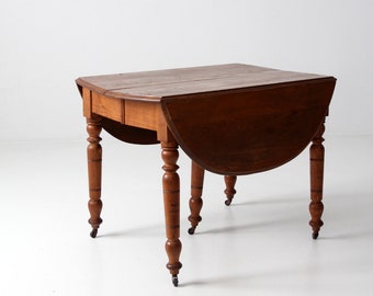 antique drop leaf table
