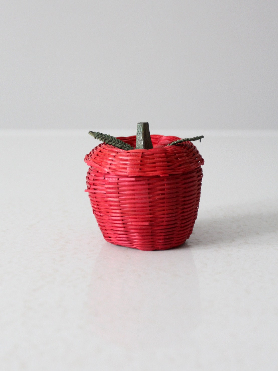 Wicker Apple Basket - Etsy