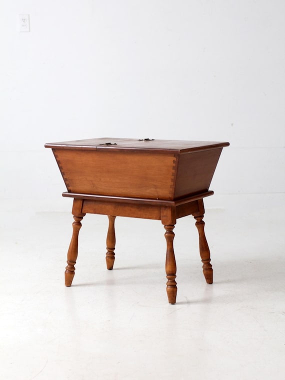 1950s Heywood-wakefield Dough Box Side Table - Etsy