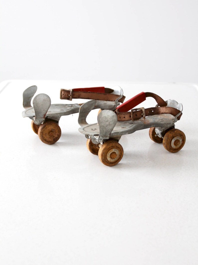 1950s Flying Ace roller skates by Moen & Patton strapone Etsy
