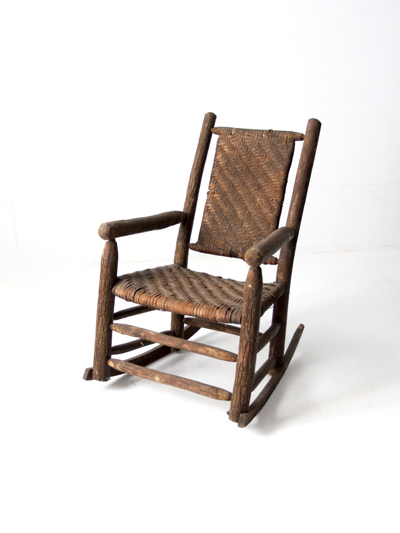 Antique Hickory Rocking Chair Etsy