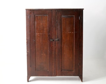 antique rustic cupboard