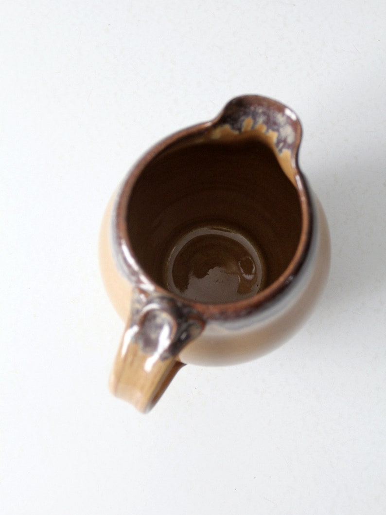 vintage studio pottery pitcher image 7