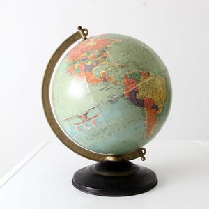 1940s Replogle 12 inch world globe