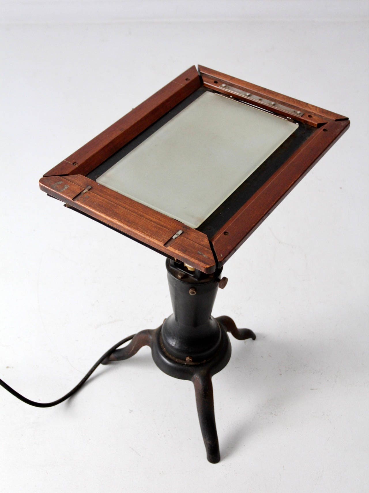 Antique Edison-dick Mimeoscope Circa 1915, Lighted Tracing Table Mimeograph  