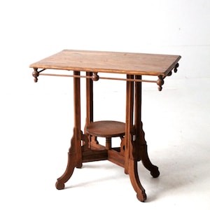 antique Victorian Eastlake side table