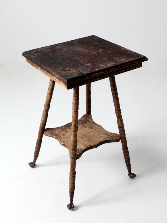 Antique Claw Foot Table Victorian Side Table Etsy Ireland