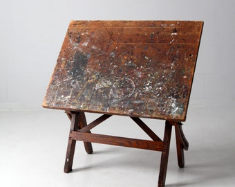 mid-century drafting table