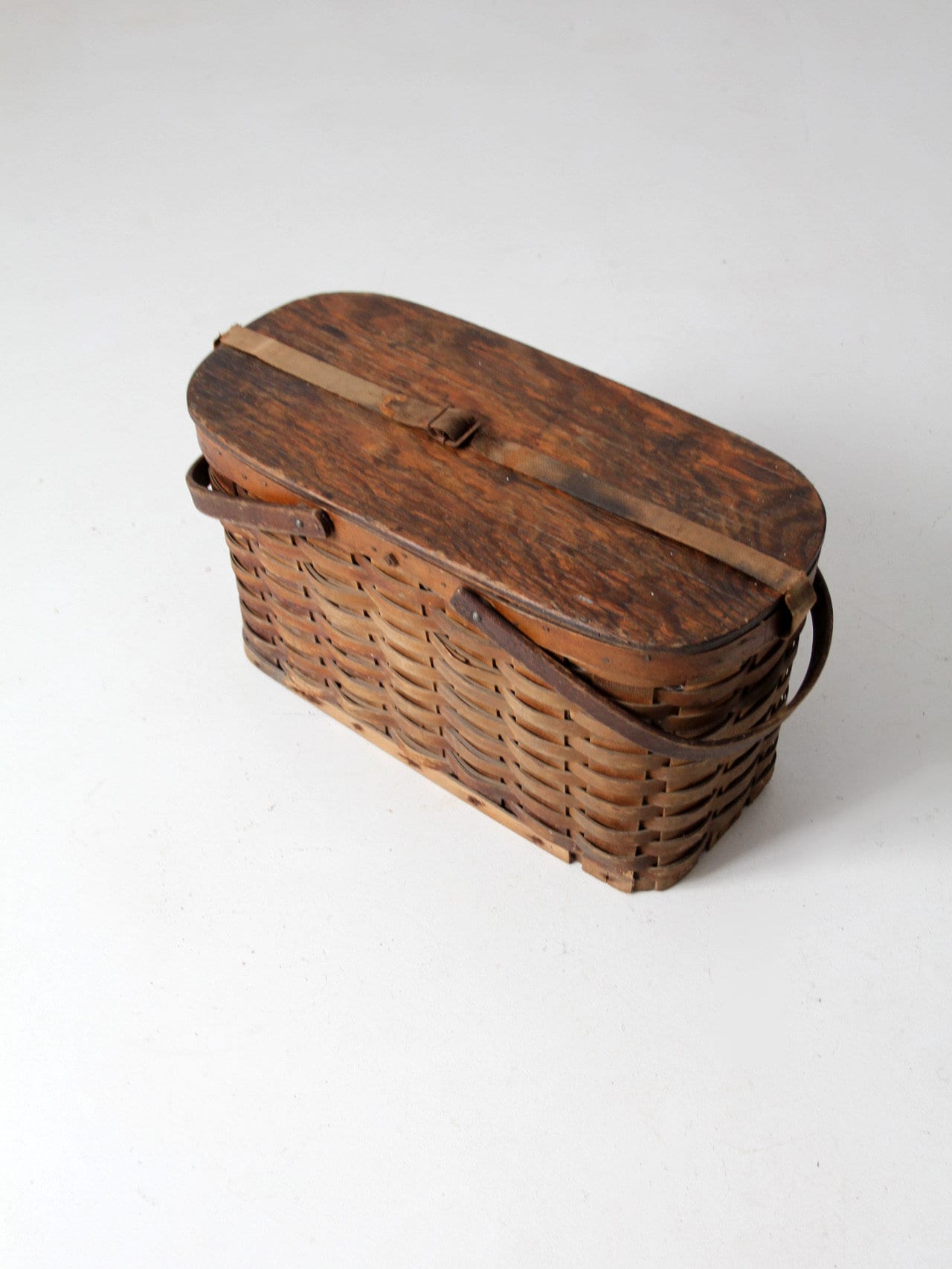Antique Hawkeye Basket Refrigerated Picnic Basket - Etsy
