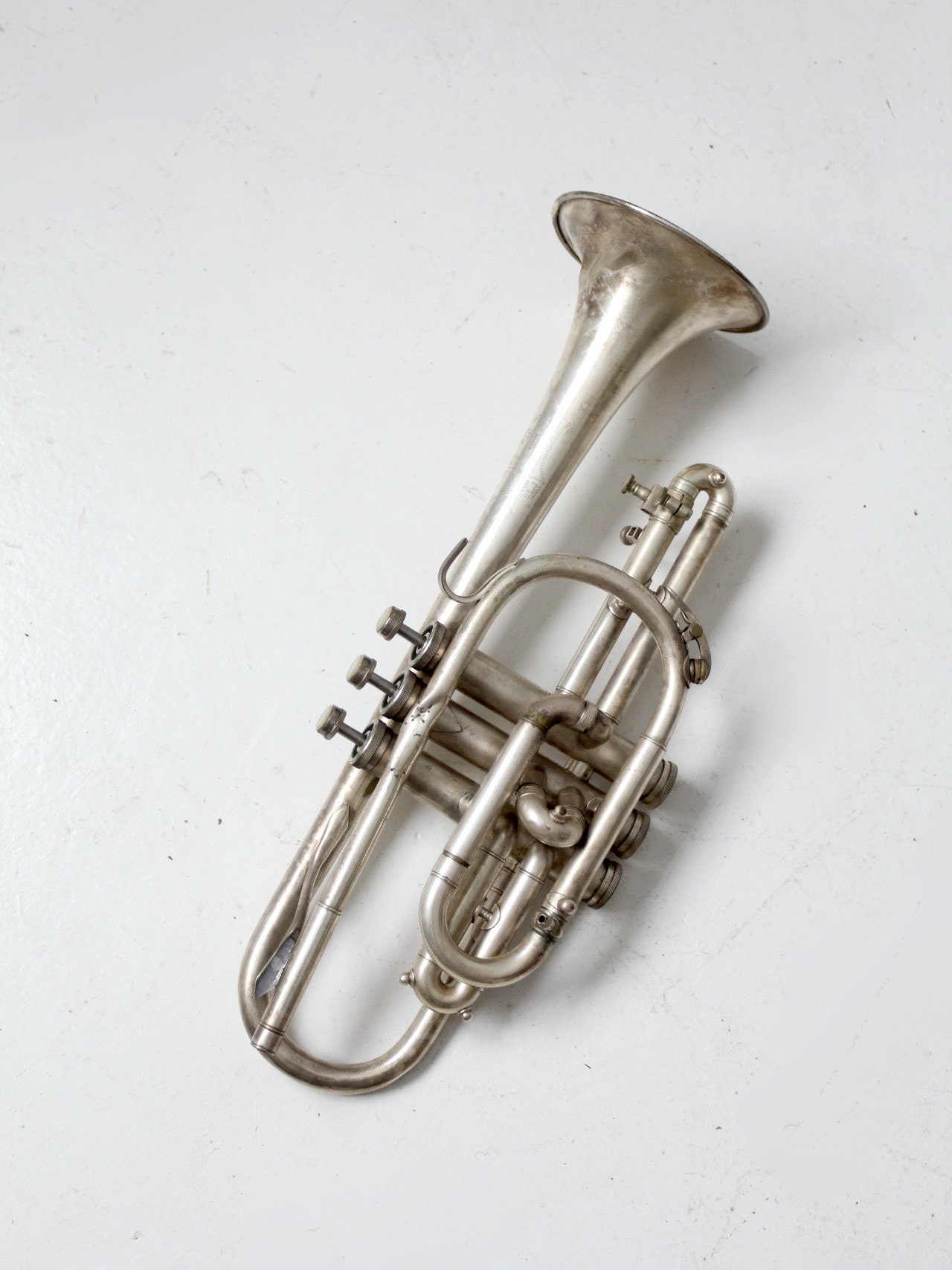 1940年代のホルトン・カレッジエイト・シルバープレート・トランペット