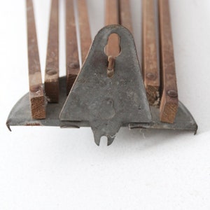 antique kitchen rack, mounted drying rack image 8