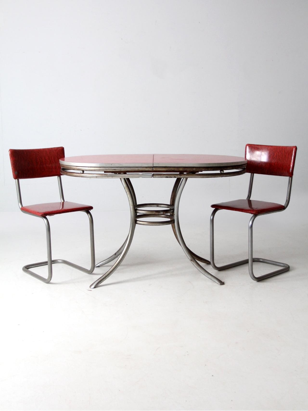1950s Retro Chrome Dinette Sets - Etsy