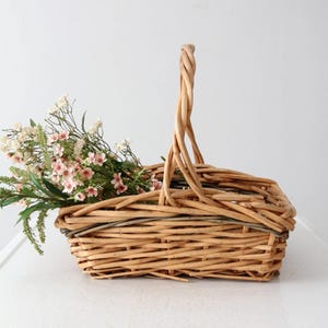 vintage gathering basket