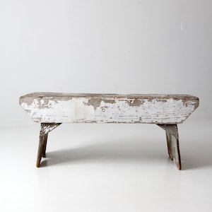 Antique Primitive Farmhouse Bench - Etsy