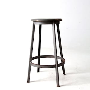 vintage industrial stool