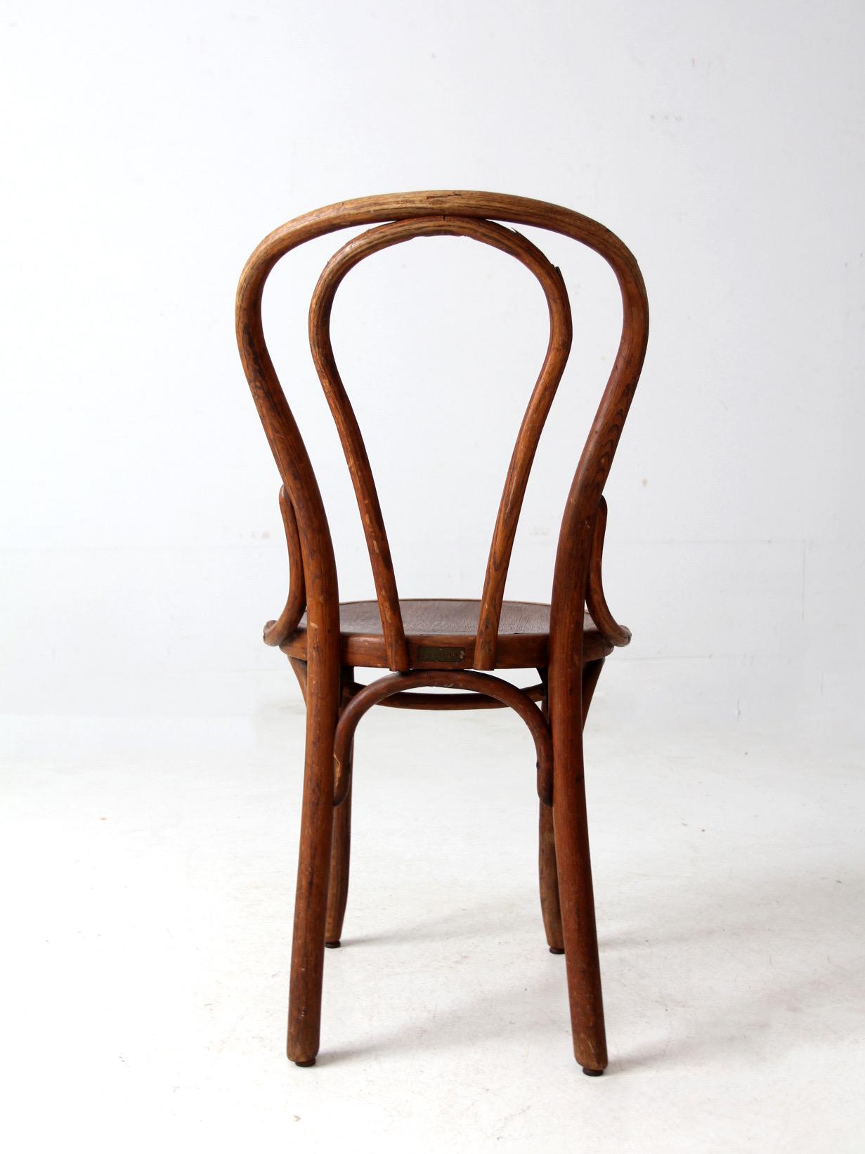 Antique Herhold Chair Co Bentwood Cafe Chair - Etsy