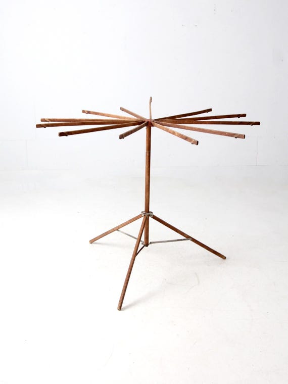 Antique Laundry Rack, Umbrella Style Wood Drying Rack - Etsy