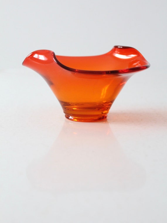 Viking Glass Bowl Orange - Viking Glass Orange Bowl Viking Glass Bowl Orange - Viking Glass Orange Bowl