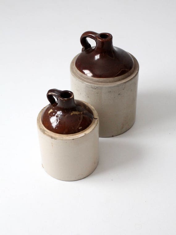 Antique crocks on sale