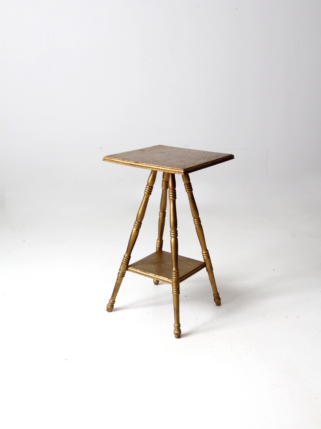 Antique Painted Side Table Etsy