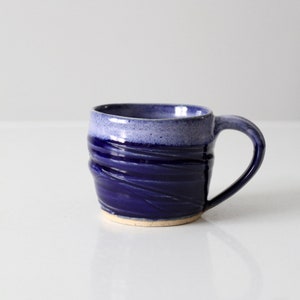 vintage studio pottery mug