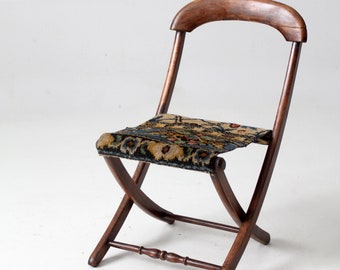 USミリタリー ヴィンテージ折り畳み椅子 1940年代 Vintage WW2 Wooden US Army Chair. American Folding Chair