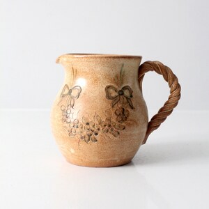 vintage studio pottery pitcher