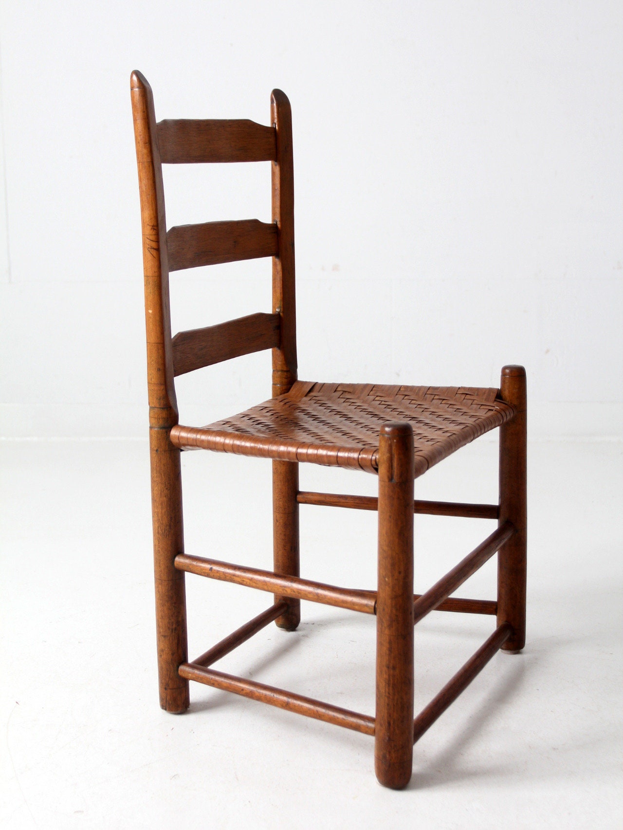 Splintbottomed Chair Antique Herringbone Splint Seat Chair - Etsy