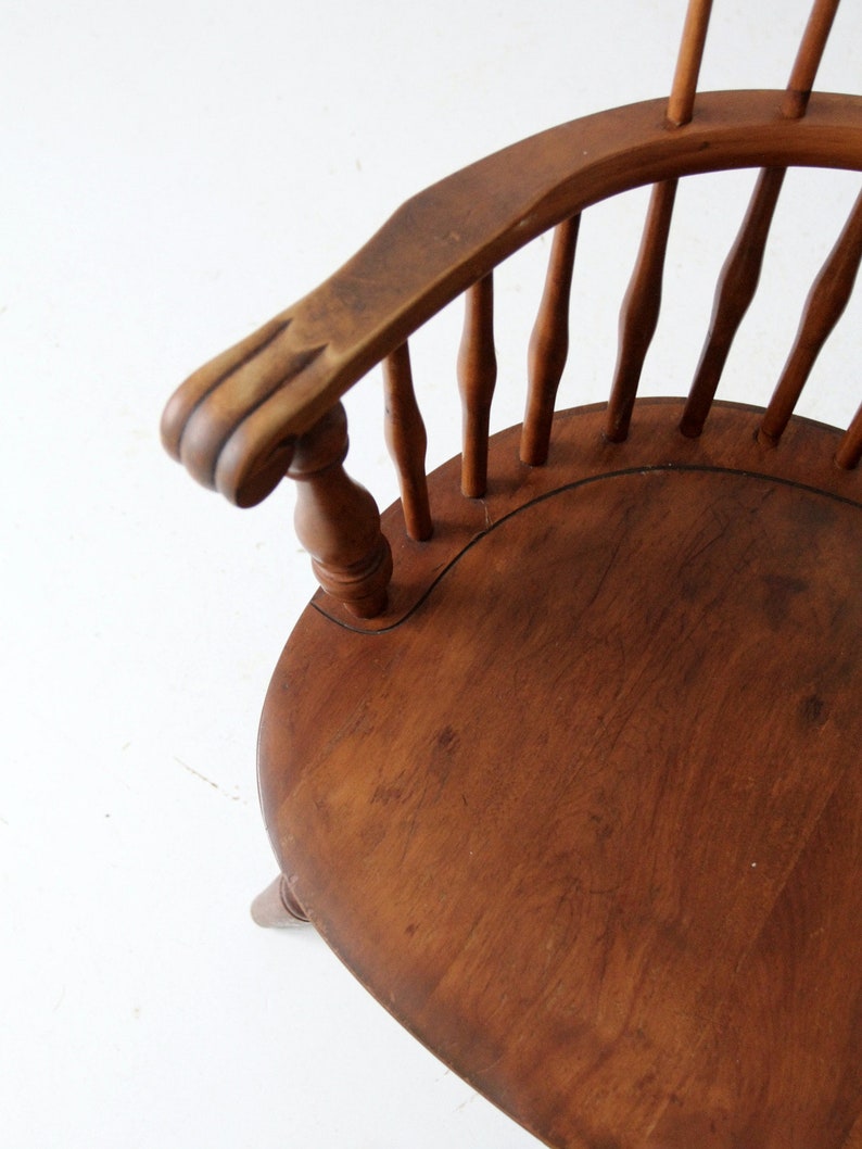 Antique Windsor Arm Chair Etsy