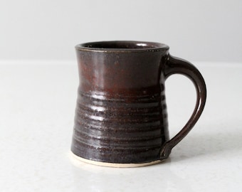 vintage handmade studio pottery mug