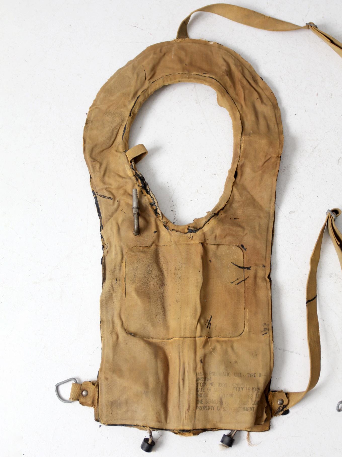 WWII Pneumatic Life Vest - Etsy