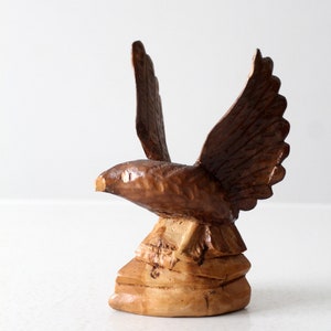 vintage hand-carved eagle