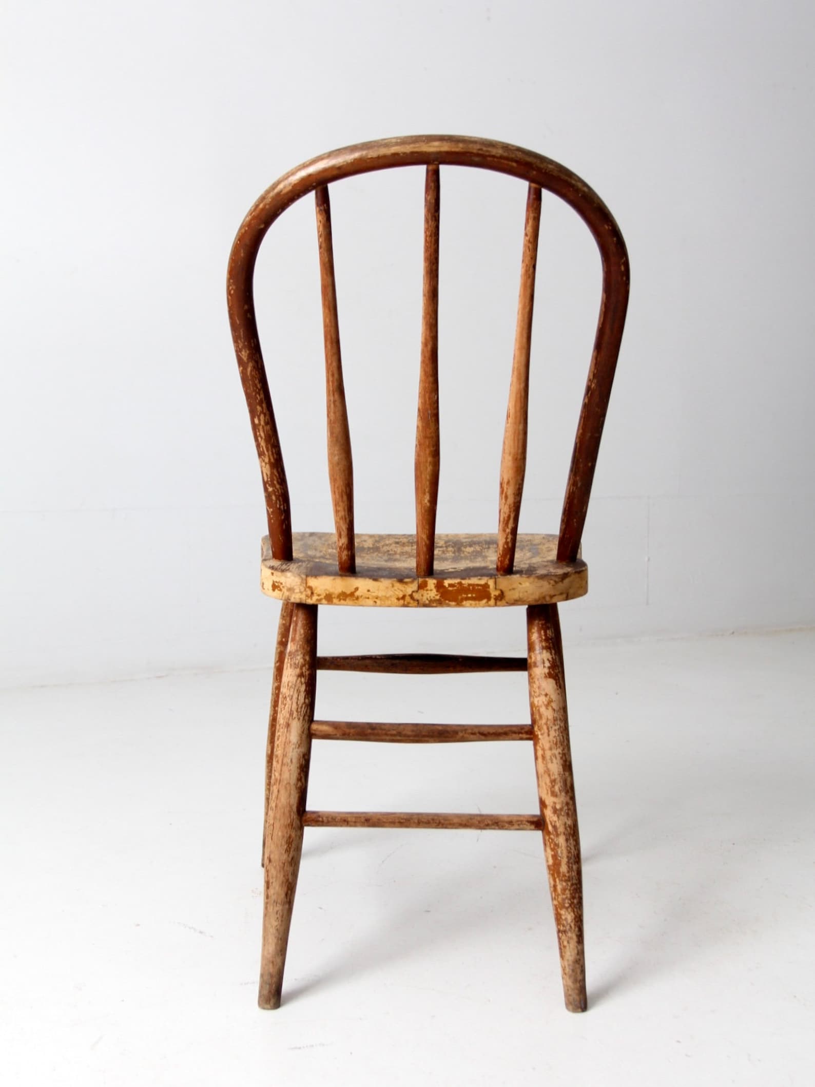 Antique spindle back chair farmhouse bow back windsor chair Etsy