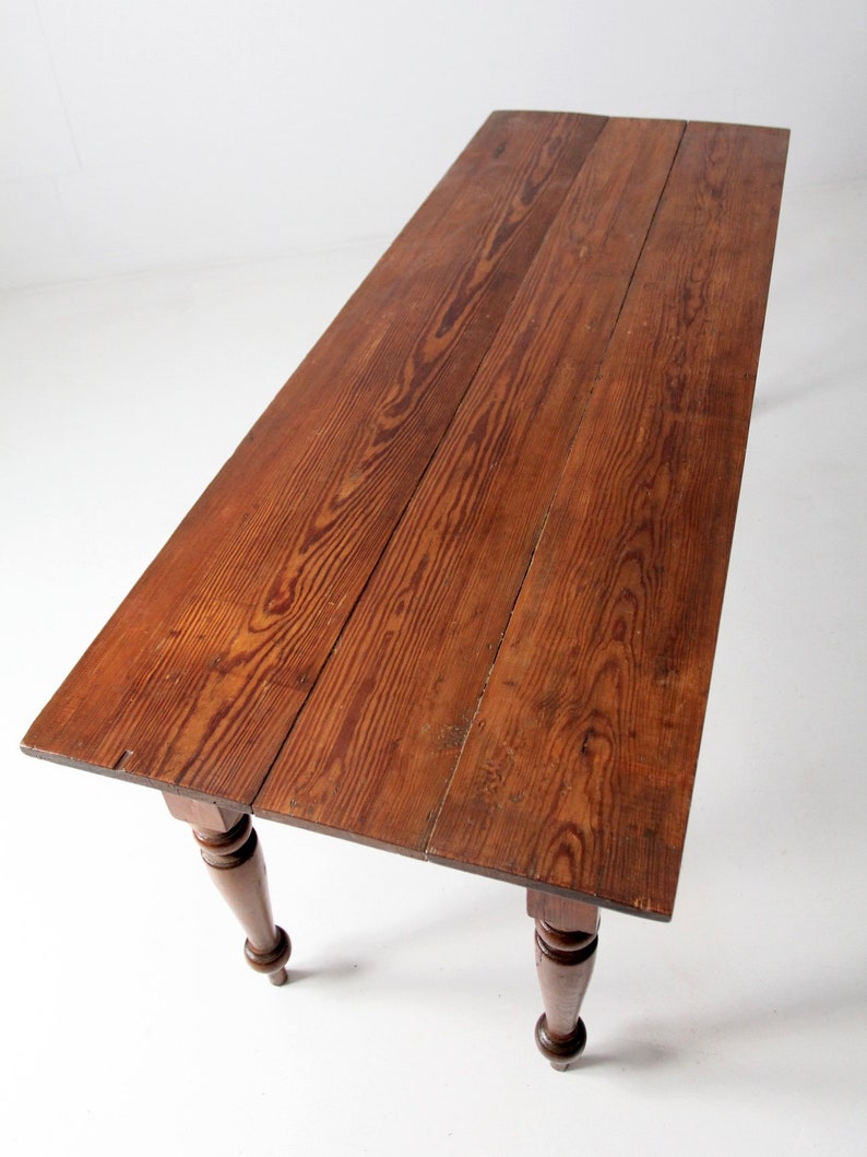 Antique harvest table farmhouse dining table Etsy