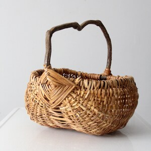 rustic vintage buttocks basket