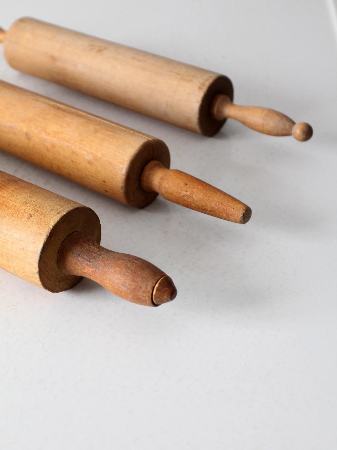 アンティークの麺棒セット - Etsy 日本